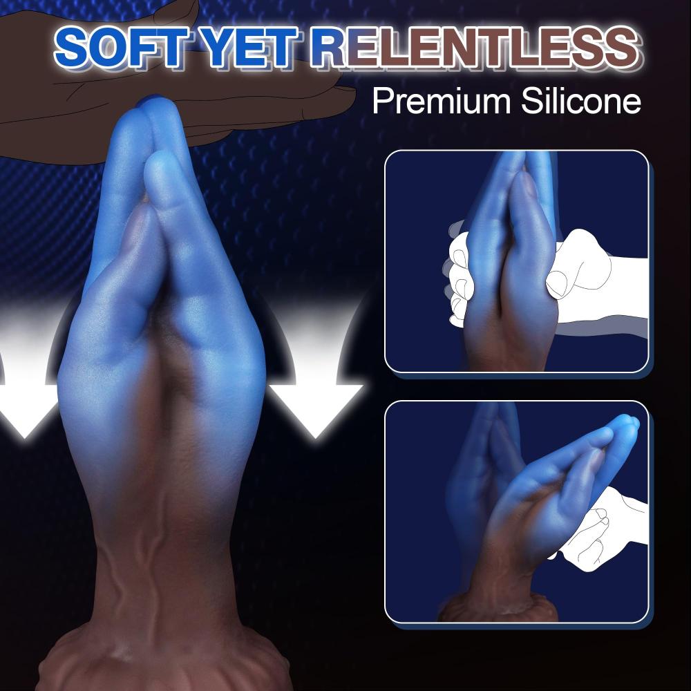 Dildo réaliste doux pour la peau pour adultes, Plug anal portable pour l'entraînement au sexe anal, Jouet SM pour le fisting pour hommes et femmes