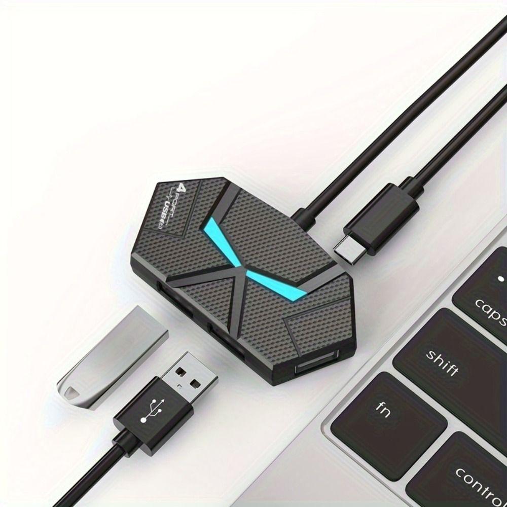 4/7 Ports USB Splitter Adapter Type C USB 3.0 HUB Splitter USB Docking Station Mouse Keyboard