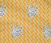 oneOone Cotton Flex Mustard Yellow Fabric Abstract Block Dress Material Fabric Print Fabric By The Yard 40 Inch