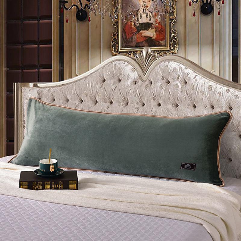Warm Soft Comfortable Flannel Pillowcase Thicken Coral Fleece Queen King Twin Size Bed Pillow Case 48x180cm