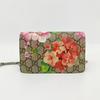 [Pre-Owned] Dionysus GG Blooms Tiger Head Buckle Logo Geranium Print Chain Shoulder Bag - Excellent #PRWN1