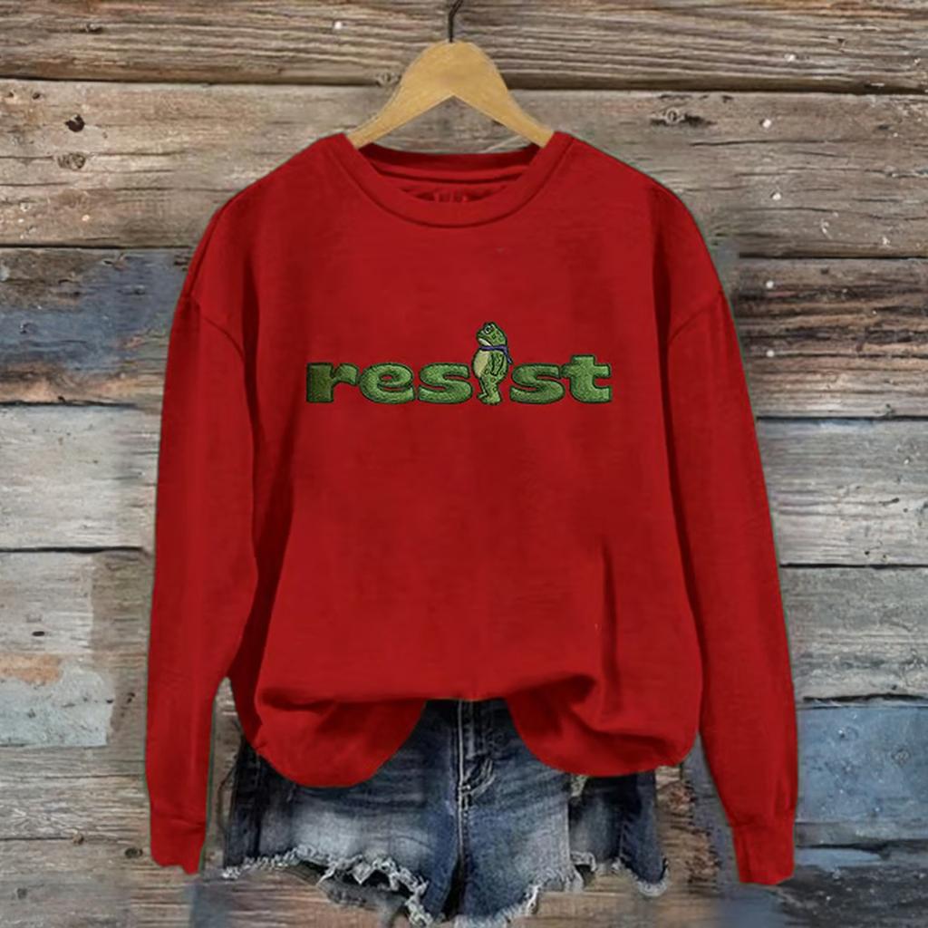 Women's Fashion Daily Versatile Casual Sweatshirts Long Sleeve Round Neck Top Sweatshirts