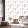 Smiling Animals Wallpaper in Pastel Colors for Living Room and Bedroom 50x1000