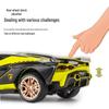 Black Mamba 1/24 Lamborghini Alloy Car Model with Pull Back Action, Sound, Light, and Upper Door Feature.