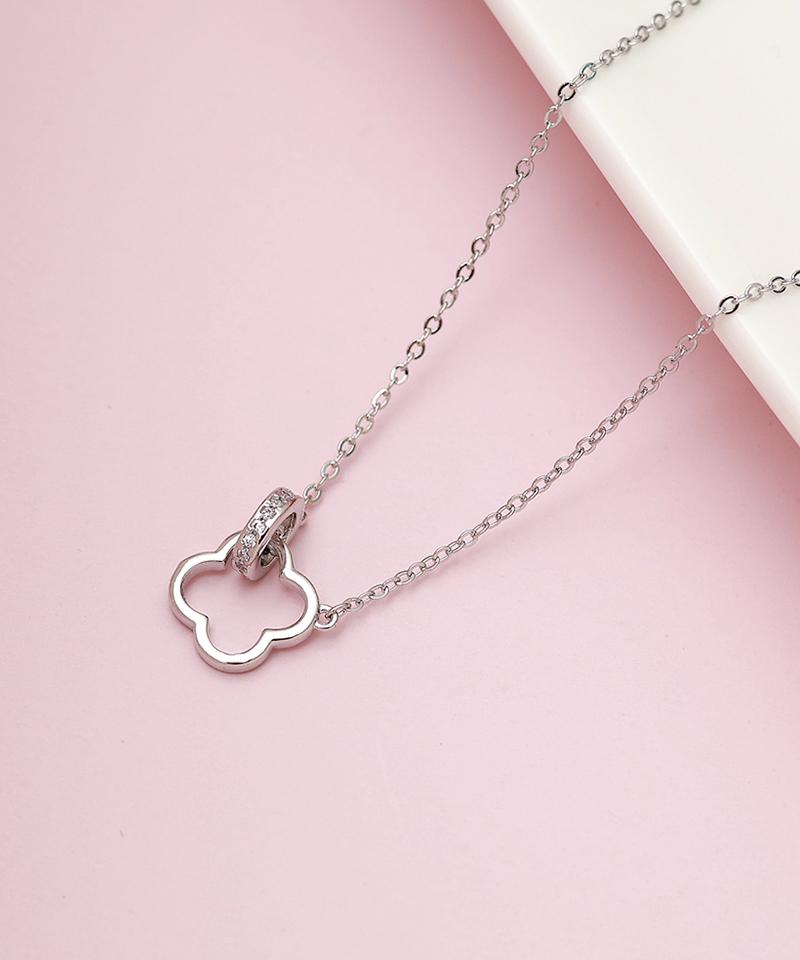 Blancier Serendipity Clover Bl251N1133 Women'S Necklace