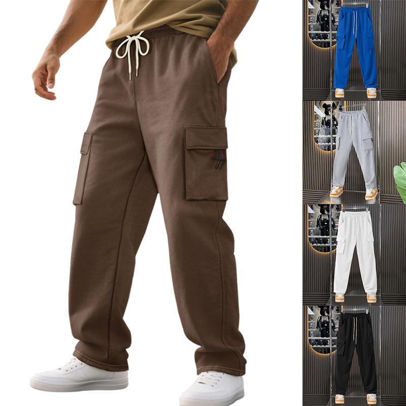 American Blockbuster Outdoor Men's Hip Hop High Street Casual Loose Multi-Pocket Tooling Sports Pants