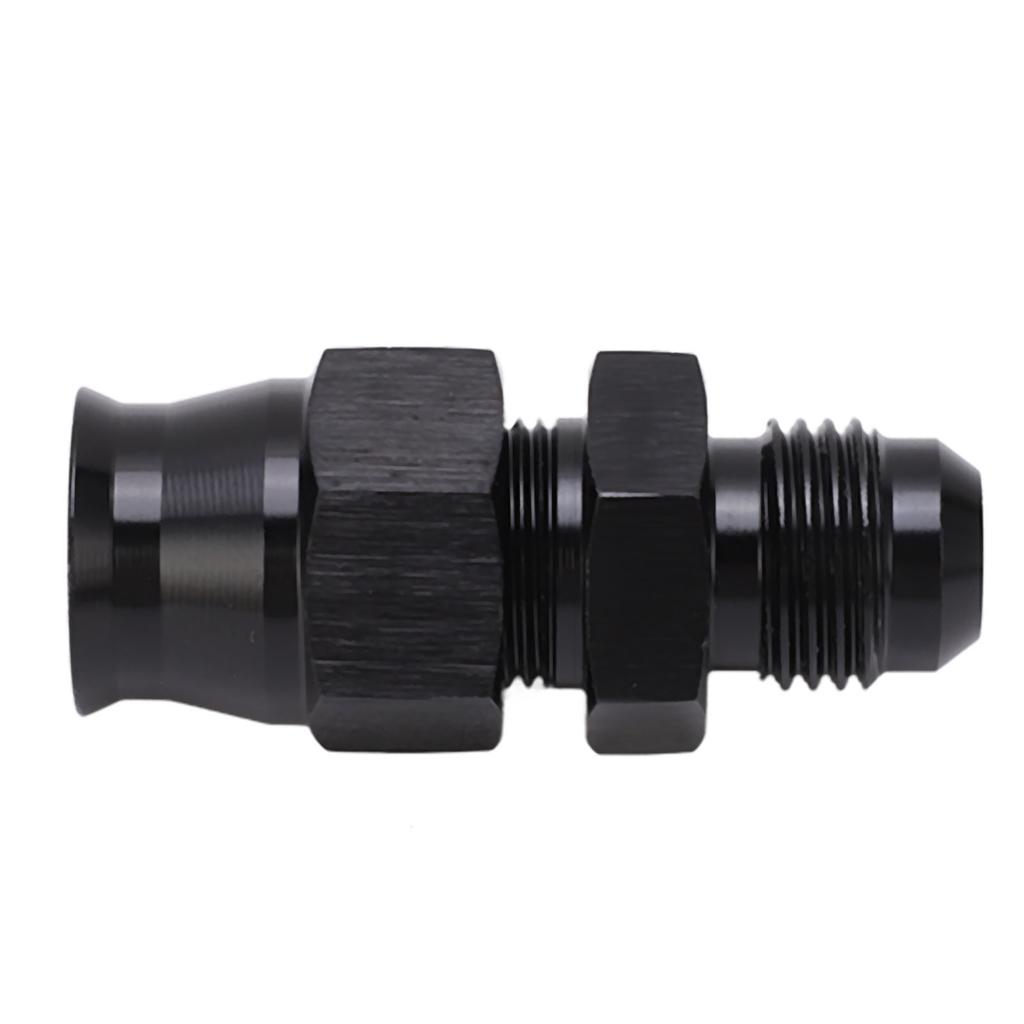 4PCS AN6 Adapter Male Thread Aluminium Alloy  Age Proof with Brass Ferrule for Liquid Gas   Oil