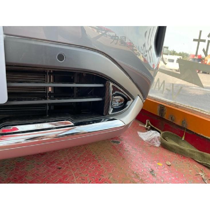 Carbon Fiber Front Fog Lamp Light Cover Trim For Nissan Rogue X-Trail -