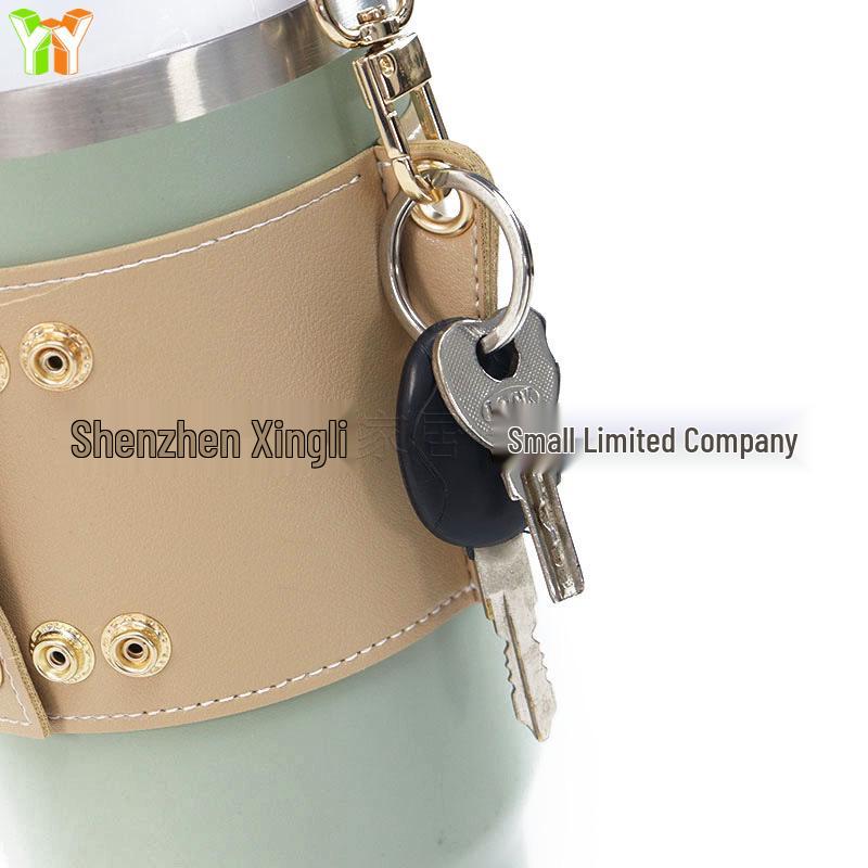 Stanley Water Cup Cover: Leather Adjustable Crossbody Outdoor Ice Overlord Protector