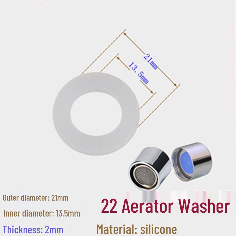 Stainless Steel Kitchen Sink Faucet Aerator with Silicone Seal Ring