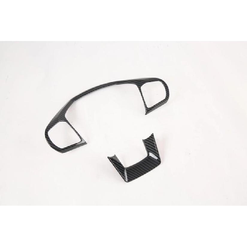 Carbon Fiber Steering Wheel U Shape Cover Trim For - Ford Explorer 2pcs