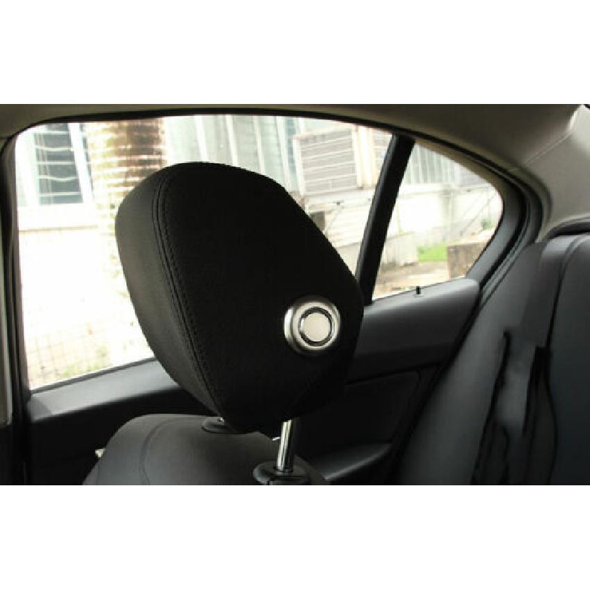 Fit For BMW 3 4 Series GT 2013- Seat Adjust ABS Silver Handle Headrest Trim