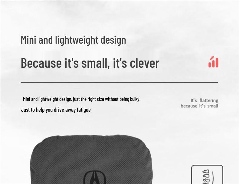 Acura CDX/RDX/TLX/MDX & Maybach Neck and Lumbar Support Pillow Set