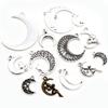 Neues Mode-Multi-Stil Antik Versilbert Bronze Mond Anhänger Metalllegierung Anhänger DIY Anhänger DIY Schmuckherstellung Zubehör
