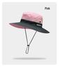 Women's Summer Outdoor Sun Hat with Ponytail Hole - Breathable, UV Protection, Parent-Child Style for Hiking