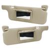 2Pcs Car Sun Visor Gray Makeup Mirror Sun Shielding Board For E120 E130 2001 to 2007 Ninth Generation