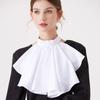 Elegant Pleated Collar Detachable Layered Neck Accessory For Women Men Kids Comfortable Polyester Fashion