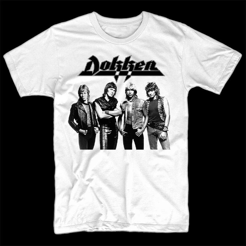 Dokken BAND T shirt WHITE S