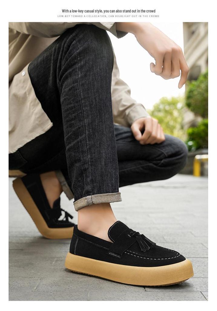 2026 Zomer Ademende Heren Loafers Grote Maten Britse Stijl - Modieuze Casual Rijschoenen