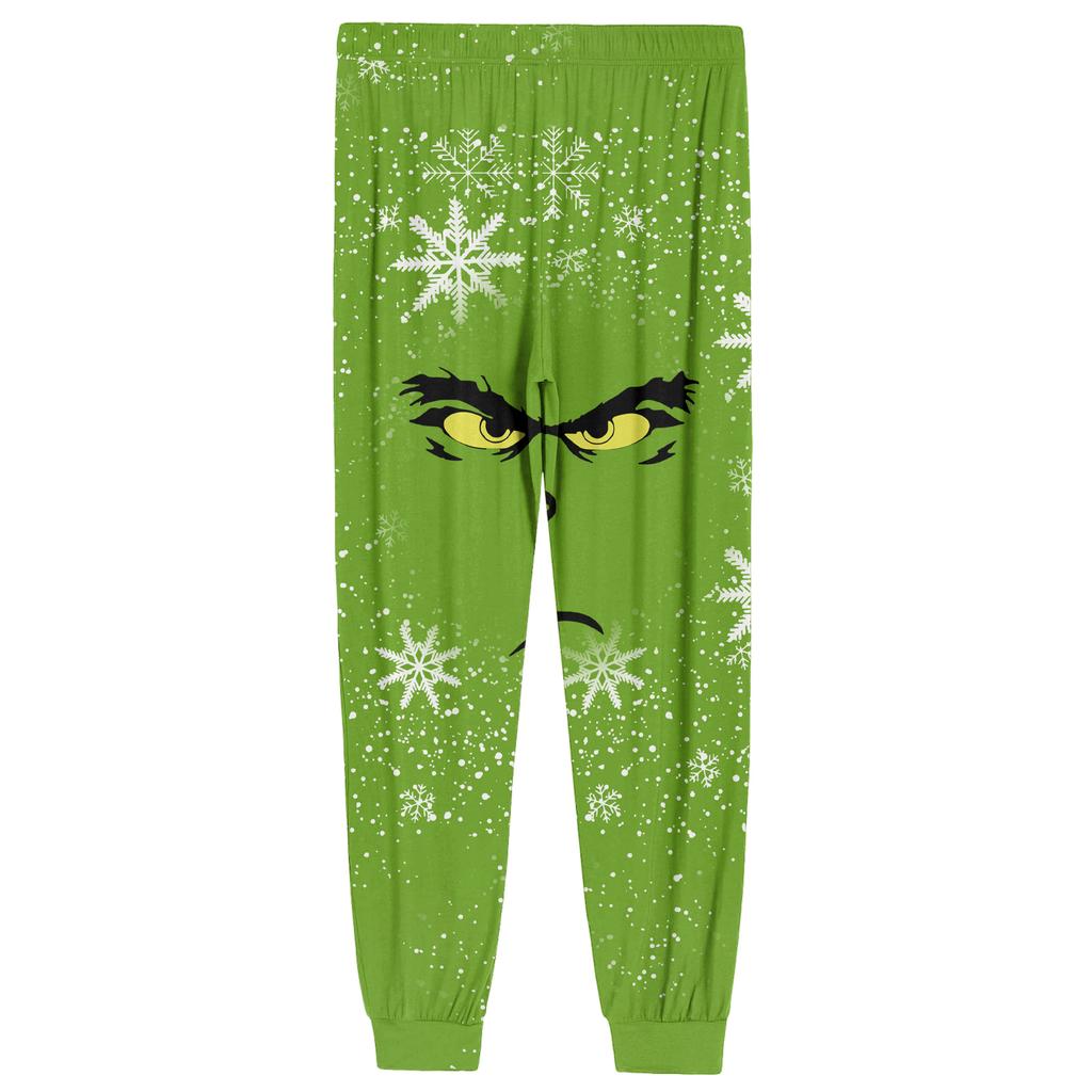 Pánské ležérní kalhoty se stahovací šňůrkou, kapsami a manžetami, domácí spací kalhoty