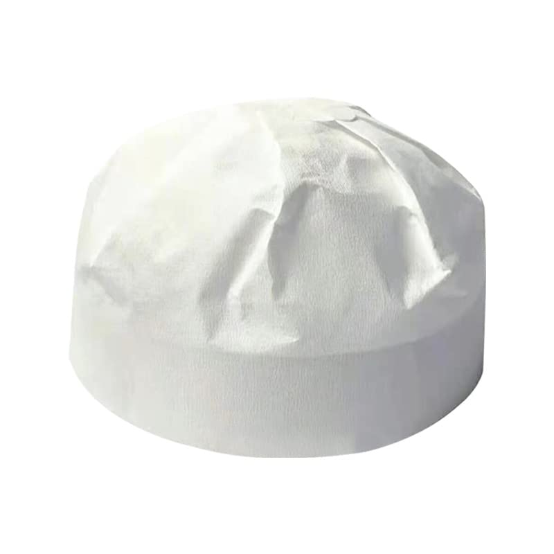 

simPLEISURE Disposable Helmet Paper Inner Perfect for Guests of ea100095a05n0 Hats, White, 19cm, Caps, Paper, Clean, (Pack 50)