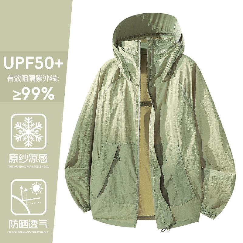 Ice silk sunscreen clothing women's 1011 new summer outdoor skin-friendly and breathable anti-ultraviolet light and thin sunscreen clothing jacket