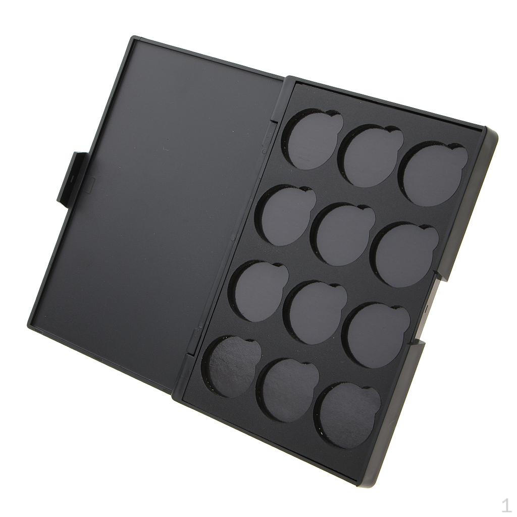 

Plastic Black Empty Magnetic Blusher Eyeshadow Makeup Case Organizer Container Portable