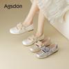 Augustine Ballet Single Shoes Women's 2025 New Summer Wear Flat Sandals Mary Jane Beautiful Skirt