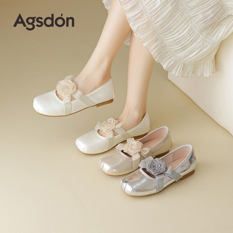 Augustine Ballet Single Shoes Women's 2025 New Summer Wear Flat Sandals Mary Jane Beautiful Skirt