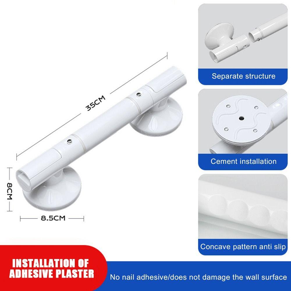 

Модные противоскользящие поручни для душа, ручка для ванны, безопасная ванная комната, фурнитура для ванной, безопасная ручка, поручень, поручень