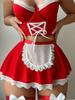 Sexy Nurse Uniform Set Pure Desire Maid Cosplay Lingerie Collection Spicy Bedroom Apron Ensemble Intimate Sleepwear Ensemble