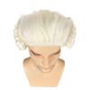 Parrucca Riccia Barocca Storica Cosplay Costume di Halloween per Uomo Parrucche Carnevale di Natale