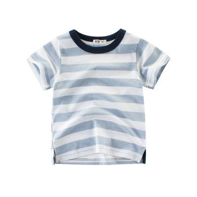 Kinderbekleidung Sommer Jungen Kurzarm-T-Shirt Baby Gestreift Halbarm Kinderbekleidung