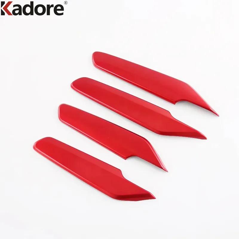 For Honda Civic Integra Sedan   2024 Carbon Fiber Car Inner Door Armrest Handle Panel Cover Trim Interior Accessories