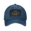Black King Chess Thechessboard Denim Fabric Cap Casual Baseball Caps Adjustable Hat Summer Unisex Baseball Hats