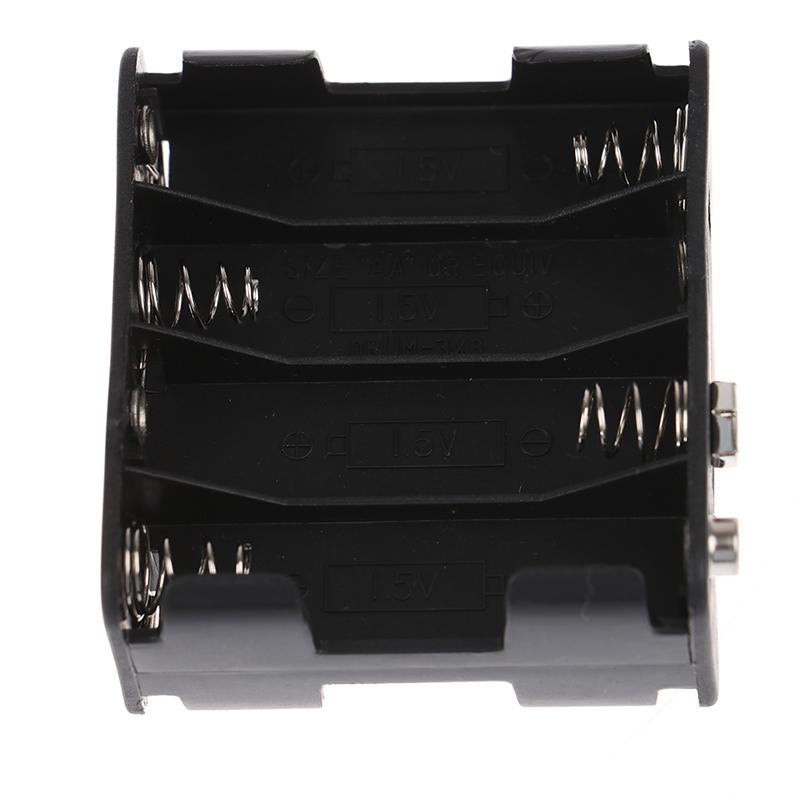 8*Aa Clip de Batería 12V Ranura Soporte de Almacenamiento Caja Estuche Con Conector Snap 9V
