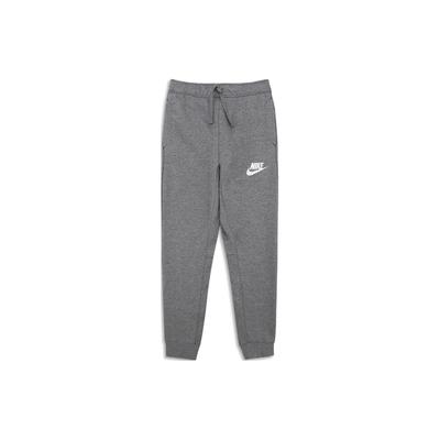 Sportswear Solid Color Casual Lace-Up Mid-Rise Knit Joggers Kids Joggers Dark-Heather-Gray AJ6721-063