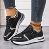 Women's Sport Shoes Low Top Thick Bottom Color Block Casual Sneakers Large Size Home Direct Supply Spring Autumn Wear