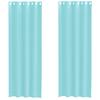 VidaXL Voile Curtains with Eyelets 2 Pcs Turquoise, Net Curtain, Sheer Curtain, Window Voile, Treatment of 4102147
