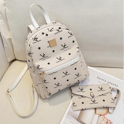 Tooxika Printed Backpack Two-piece Ladies Bag Girls Backpack