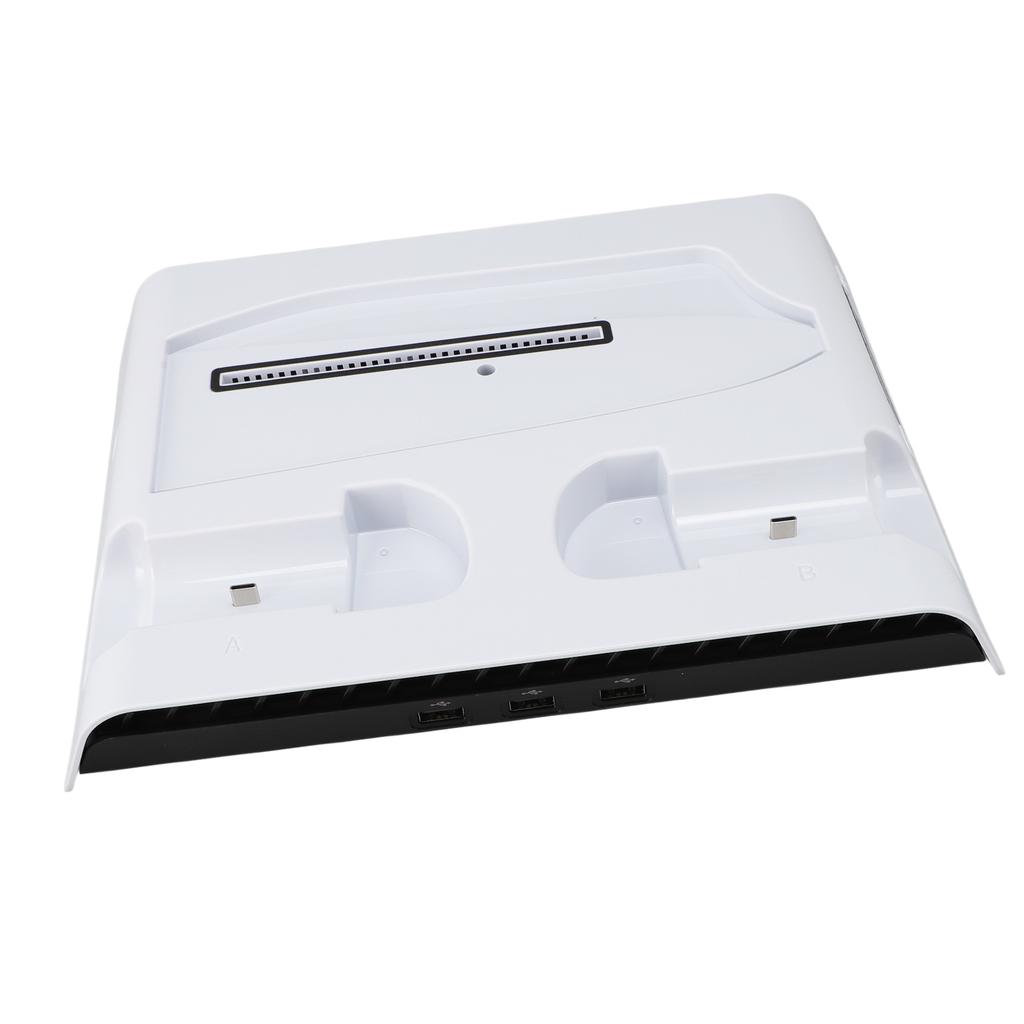 RGB Gaming Console Cooling Station 3 Level Adjustable Cooling Fan Dual Controller Charger Dock With
