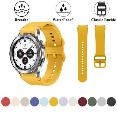 Watchstrap for Samsung Galaxy Watch 4 40/42/44/46mm Strap Full Cover Soft Wristband for Galaxy Watch 5 6 7 40mm 44mm Watchband