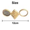 12cm Anime Atelier de Sorcière Qifrey Lunettes Cosplay Lunettes Fantaisie Décor Ornement Déguisement Accessoires de Costume Accessoire d'Halloween