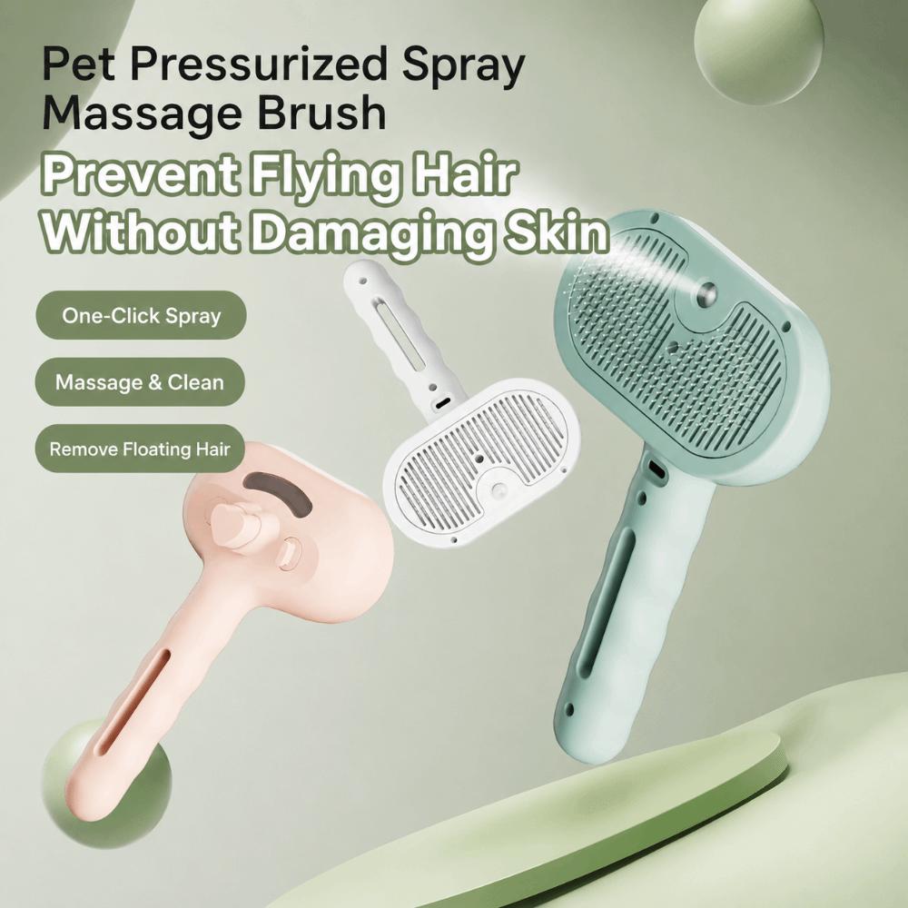 Spray Function Hair Straightener Comb Electric Pet Massage Comb New Steam Brush Pet Grooming
