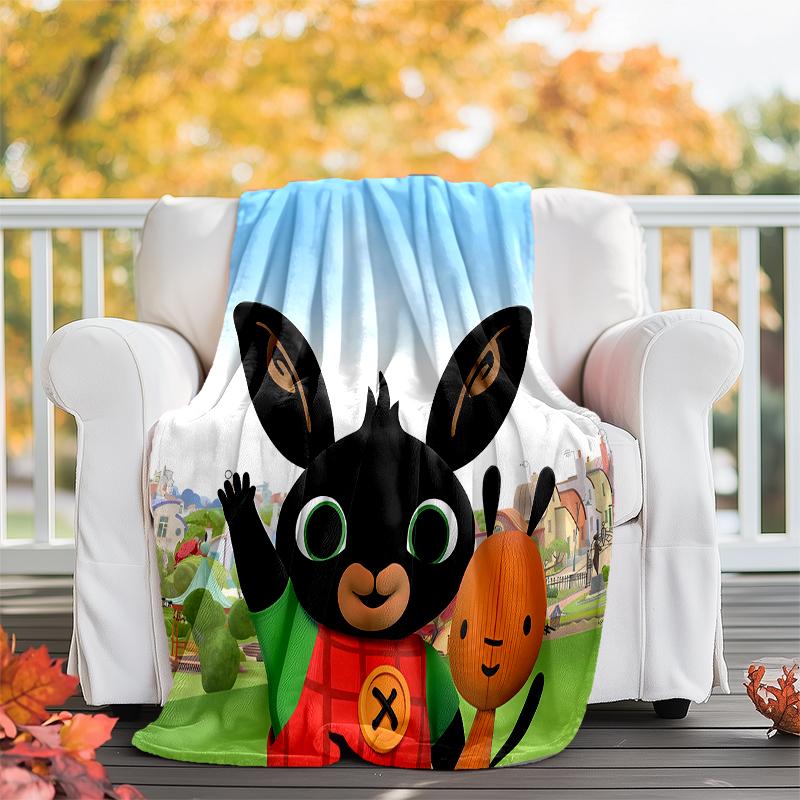 Bing printed throw blanket—soft,warm;versatile blanket for all seasons—perfect as &air-conditioning throw,nap blanket