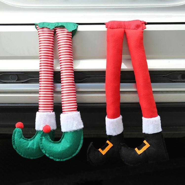 Christmas Elf Santa Claus Legs Decoration Xmas Tree Party Pendant Accessories