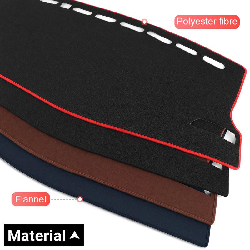 For Volkswagen VW Polo AW1 BZ1 2017- 2024 2025 Car Dashboard Non-Slip Cover Avoid Light Anti-UV Carpet
