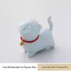 Ornement Animal de Compagnie en Céramique Chat Clochette Mignon pour Thé
