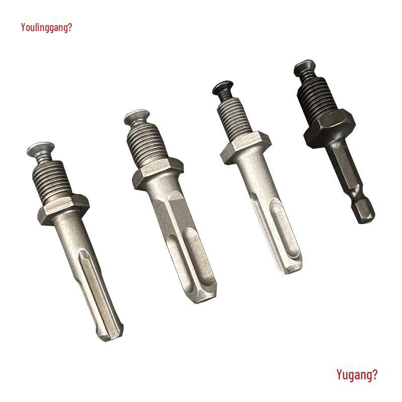 Electric Drill Chuck Adapter for Pneumatic Hammer: Square, Round, Hex Handles