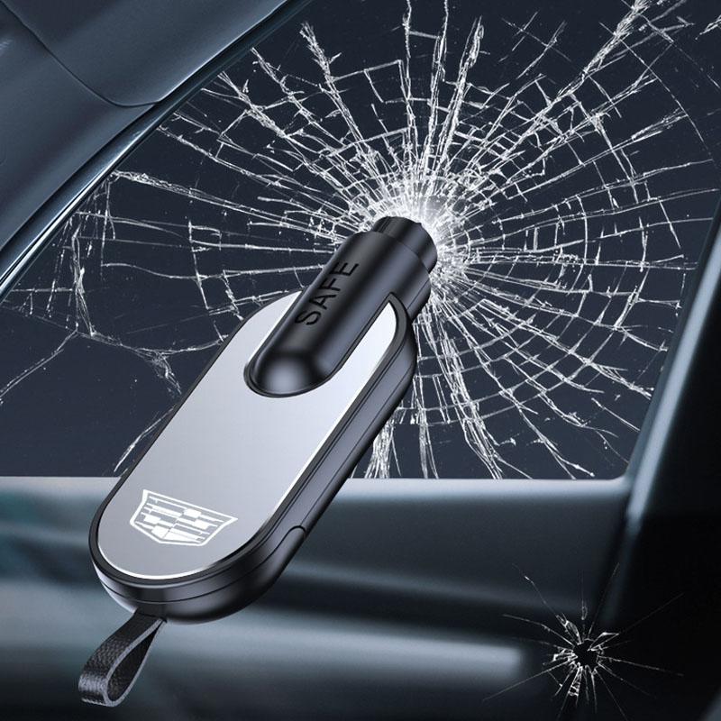 Marteau de sécurité pour voiture Brise-vitre d'urgence Coupe-ceinture de sécurité pour Cadillac ATS BLS CT6 CT4 SLS CTS ESCALADE STS XLR XT4 XT5